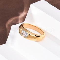 304 Stainless Steel Wide Band Finger Rings&nbsp;RJEW-F201-01G-02