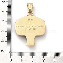 304 Stainless Steel Pendants&nbsp;STAS-Z126-07AG