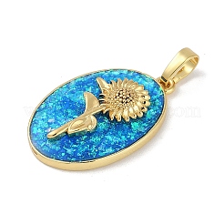 Rack Plating Brass Pendants&nbsp;KK-U032-91G-09