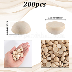Unfinished Natural Wood Cabochons&nbsp;WOOD-SP0001-55B