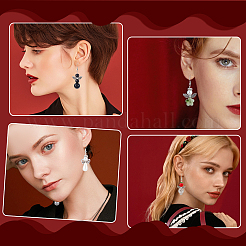 DIY Christmas Dangle Earring Making Kits&nbsp;DIY-SC0019-54