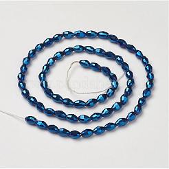 Electroplate Glass Beads Strands&nbsp;GC885Y-5