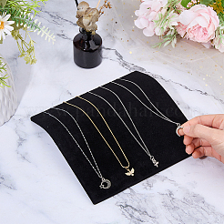 MDF with Velvet Mat Jewelry Necklace Display Stands&nbsp;NDIS-WH0001-29