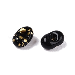 Picasso Spray Painted Glass Seed Beads&nbsp;SEED-T006-04-40