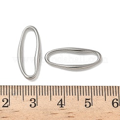 304 Stainless Steel Oval Linking Rings&nbsp;STAS-L300-010B-P