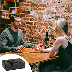 Cardboard Paper Storage Ring Boxes with Velvet Inside&nbsp;CON-TAC0008-02