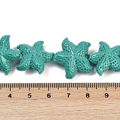 Synthetic Coral Dyed Carved Beads Strands&nbsp;CORA-K009-06C-04