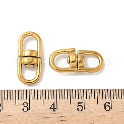 304 Stainless Steel Double Eye Swivel Clasps&nbsp;STAS-L300-011A-G