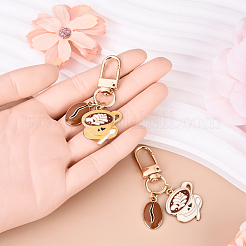 Alloy Enamel Pendant Decorations&nbsp;KEYC-YW00158-01