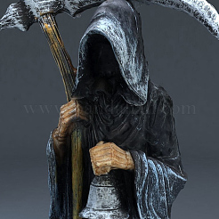 Resin Death Figurine Ornament&nbsp;DARK-PW0001-059