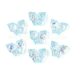Electroplate Transparent Glass Beads Strands&nbsp;EGLA-T029-06A