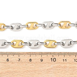304 Stainless Steel Oval Link Chain Necklaces & Bracelets Sets for Women&nbsp;SJEW-F228-02GP