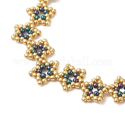 Star Glass Seed Beaded Bracelets&nbsp;BJEW-MZ00260