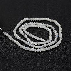 Natural Rainbow Moonstone Quartz Bead Strands&nbsp;G-G663-41-3mm