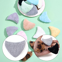 50Pcs 10 Colors Plush Cloth Cat Ears&nbsp;FIND-SC0020-29