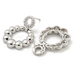 Rack Plating Brass Stud Earrings&nbsp;EJEW-M247-02P