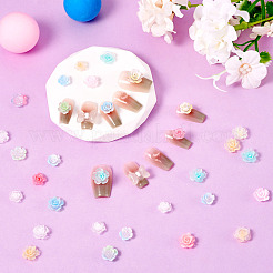 200Pcs 4 Styles Luminous Resin Decoden Cabochons&nbsp;RESI-TA0003-54