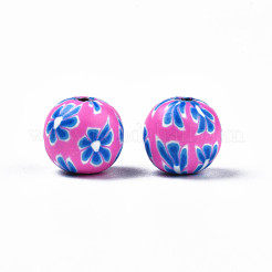 Handmade Polymer Clay Beads&nbsp;CLAY-S092-71