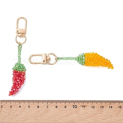 3Pcs 3 Colors Glass Pendant Decorations&nbsp;KEYC-MZ00057