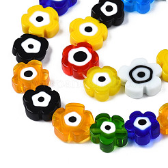 Handmade Lampwork Beads Strands&nbsp;LAMP-N023-002B-04