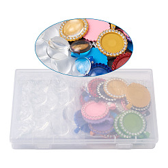 DIY Flat Round Pendant Making Kits&nbsp;DIY-TA0008-46