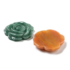 Natural Mixed Stone Carved Pendants&nbsp;G-P520-01