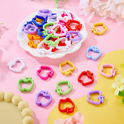 40Pcs Opaque Acrylic Beads&nbsp;SACR-TADJ0001-02