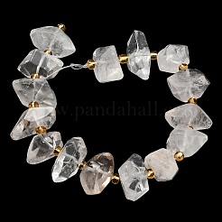 Natural Quartz Crystal Beads Strands&nbsp;G-F833-T02-03