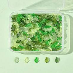 800Pcs 5 Colors Transparent Acrylic Charms&nbsp;TACR-FS0001-56