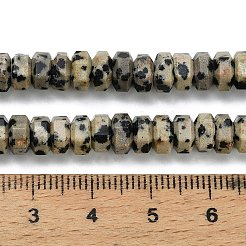 Natural Dalmatian Jasper Beads Strands&nbsp;G-G317-A16-3x6mm