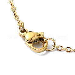 304 Stainless Steel Pendant Necklaces&nbsp;NJEW-B078-02G
