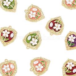 10Pcs Alloy Enamel Pendants&nbsp;ENAM-FS0003-23