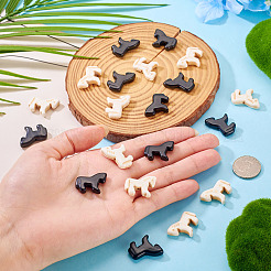 20Pcs 2 Colors Synthetic Turquoise Dyed Horse Beads&nbsp;G-TA0003-18A