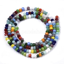 Opaque Glass Beads Strands&nbsp;GLAA-N041-006