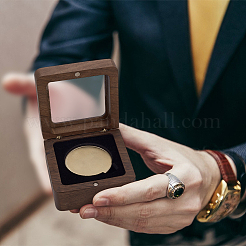 Wood Medal Storage Magnetic Boxes&nbsp;CON-WH0088-94A-02