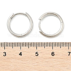 Brass Huggie Hoop Earrings&nbsp;EJEW-K083-29P