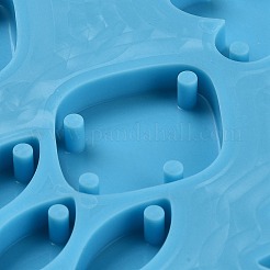 Cloud & Rhombus & Leaf Shape DIY Pendant Silicone Molds&nbsp;DIY-M048-03