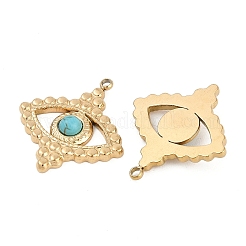 Synthetic Turquoise Eye Pendants&nbsp;STAS-I325-138G
