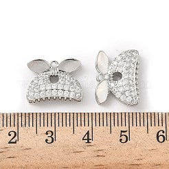 Brass Micro Pave Cubic Zirconia Pendants&nbsp;KK-L250-06P