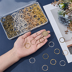 200Pcs 4 Colors Zinc Alloy Linking Rings&nbsp;FIND-PH0024-08
