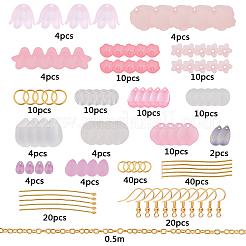 DIY Pink Style Earring Making Kits&nbsp;DIY-SC0001-32
