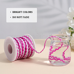 Two Tone Polyester Wavy Fringe Trim Ribbon&nbsp;OCOR-GF0003-97B