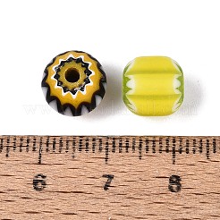 Handmade Millefiori Glass Round Beads&nbsp;LA-N002-10