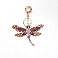 Alloy Rhinestone Keychain&nbsp;PW-WGCC421-01