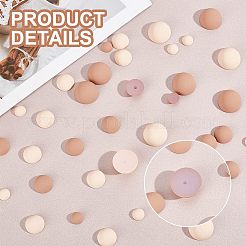 6 Style Opaque Acrylic Beads&nbsp;SACR-CA0001-15