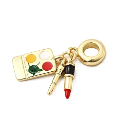 Brass European Dangle Charms&nbsp;KK-A268-35G