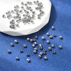 SHEGRACE Brass Textured Round Beads&nbsp;XGRPCU217-296P