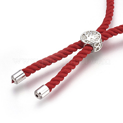 Cotton Cord Bracelet Making&nbsp;KK-F758-03F-P