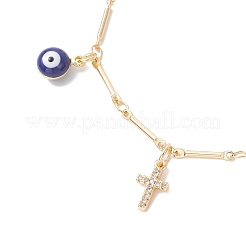 Brass Enamel Charms Bracelets&nbsp;BJEW-JB12308