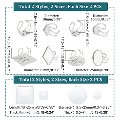 DIY Blank Dome Ring Making Kit&nbsp;DIY-UN0003-99